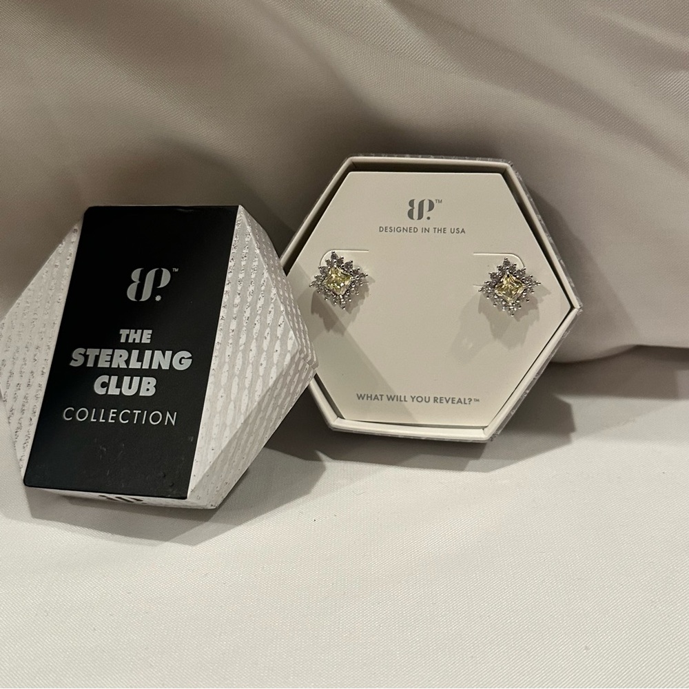 bomb party sterling club earrings